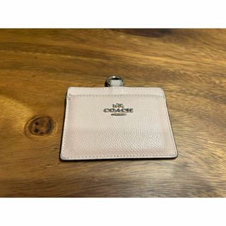 コーチ(COACH)のコーチ　coach  パスケース　定期入れ　ピンク　レディース(名刺入れ/定期入れ)