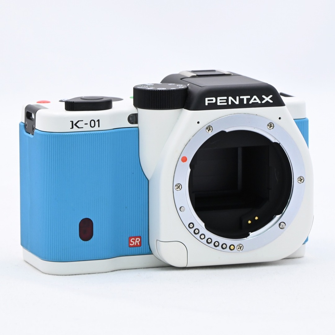 PENTAX - PENTAX K-01 ボディ ホワイト×ブルーの通販 by Flagship