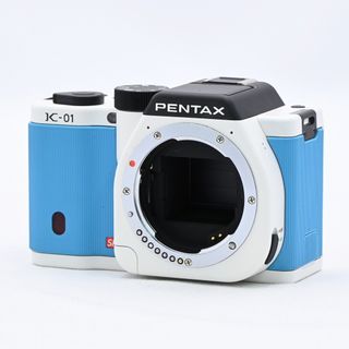 ペンタックス(PENTAX)のPENTAX K-01 ボディ ホワイト×ブルー(ミラーレス一眼)