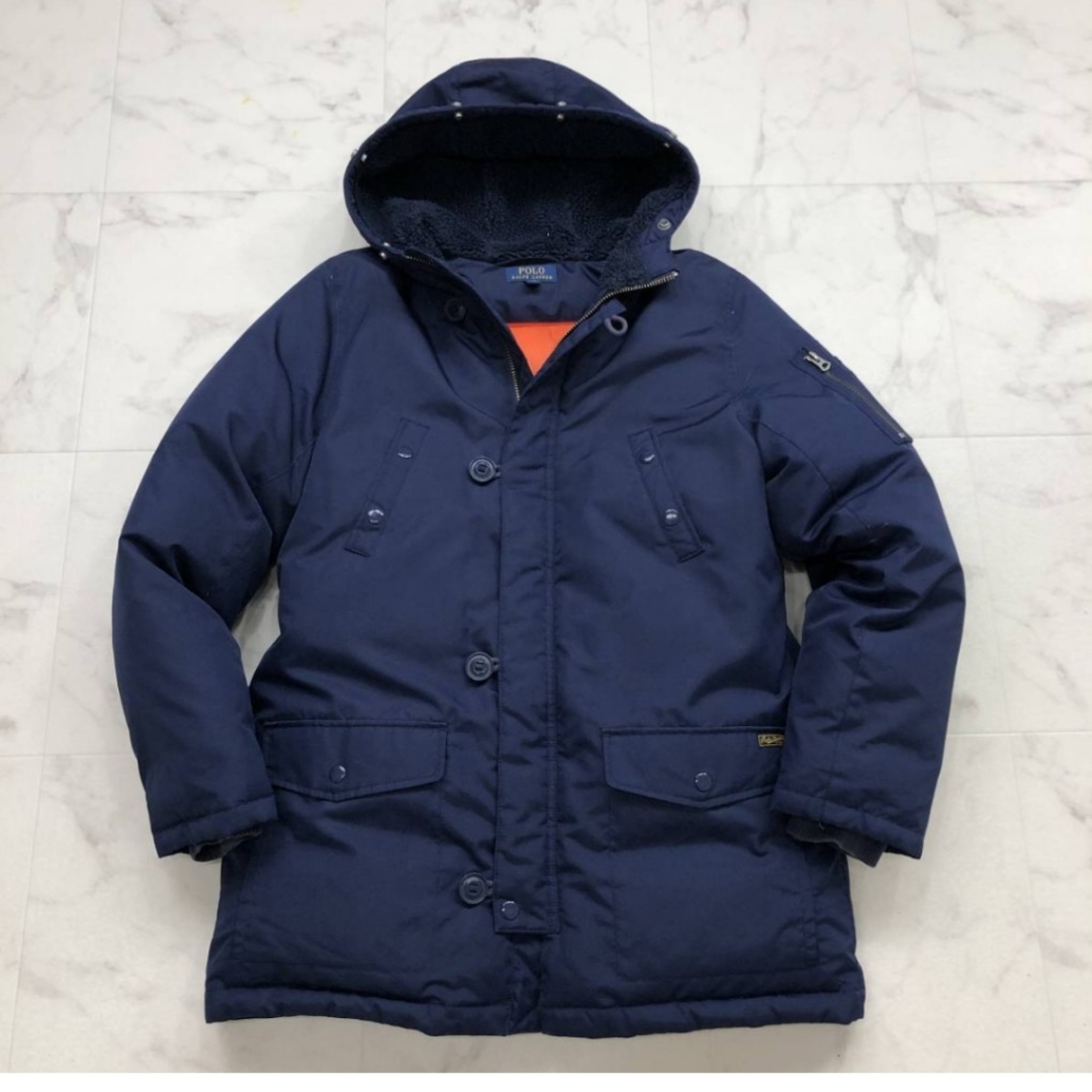 POLO RALPH LAUREN(ポロラルフローレン)の【新品未使用】ポロ・ラルフローレン ダウンジャケット Kids ネイビー 160 キッズ/ベビー/マタニティのキッズ服男の子用(90cm~)(ジャケット/上着)の商品写真