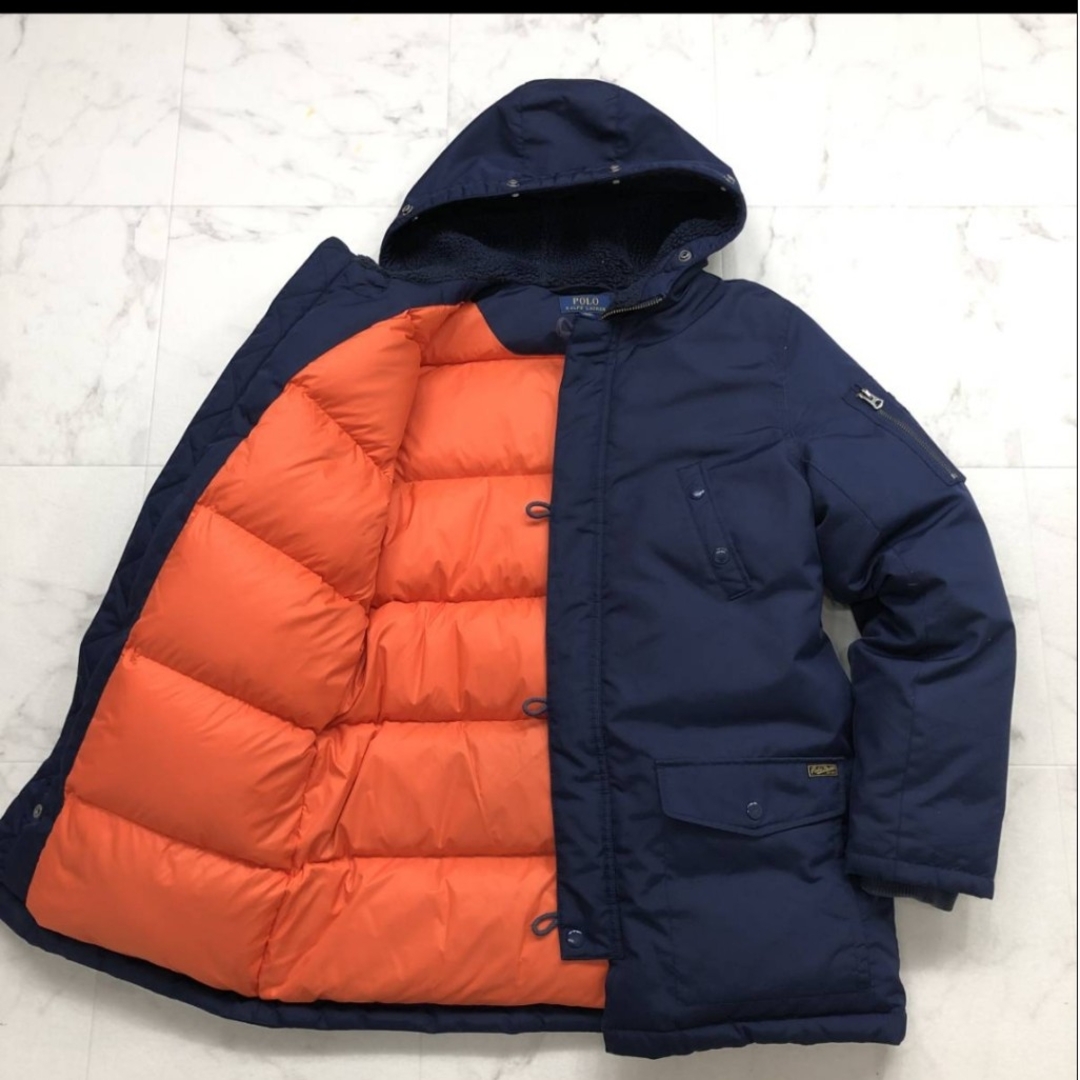 POLO RALPH LAUREN(ポロラルフローレン)の【新品未使用】ポロ・ラルフローレン ダウンジャケット Kids ネイビー 160 キッズ/ベビー/マタニティのキッズ服男の子用(90cm~)(ジャケット/上着)の商品写真