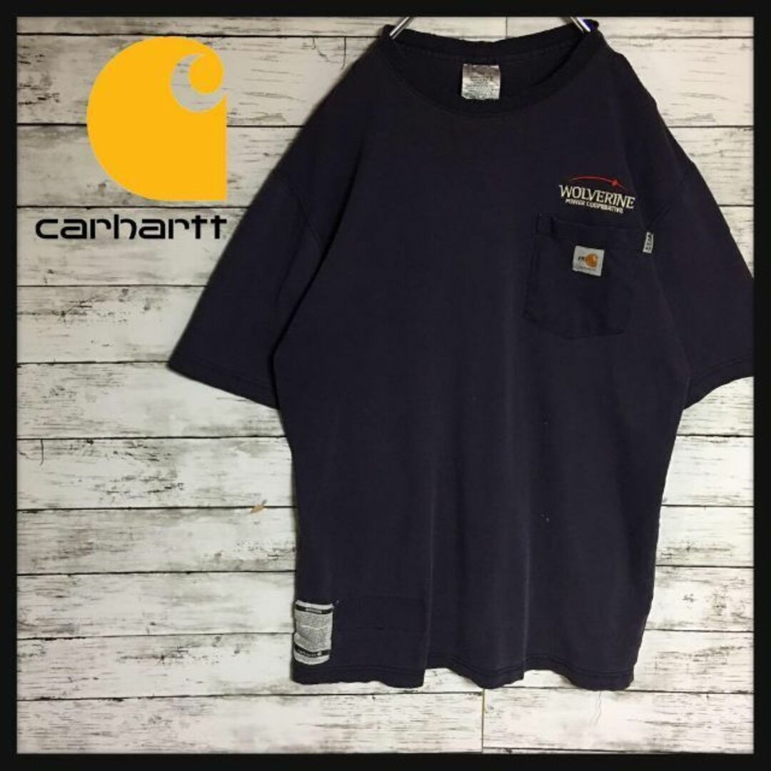 carhartt(カーハート)の【激レア廃盤モデル】カーハートFR　半袖ポケットTシャツ　メキシコ製　K165 メンズのトップス(Tシャツ/カットソー(半袖/袖なし))の商品写真