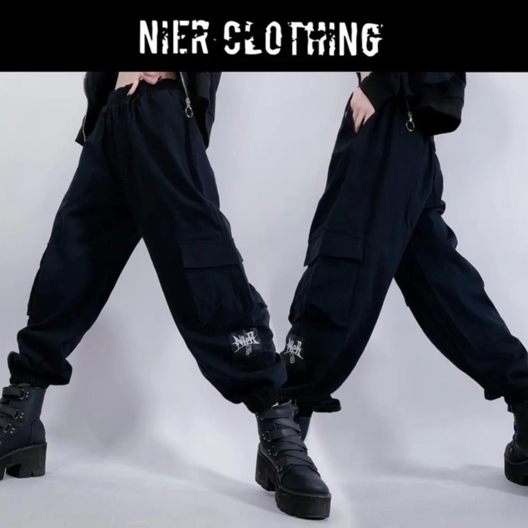 4POCKET BLACK JOGGER PANTS レディースのパンツ(その他)の商品写真