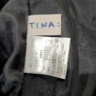 TINA：JOJUN タック入り ルーズテーパードパンツ 裏地付 レディース 黒