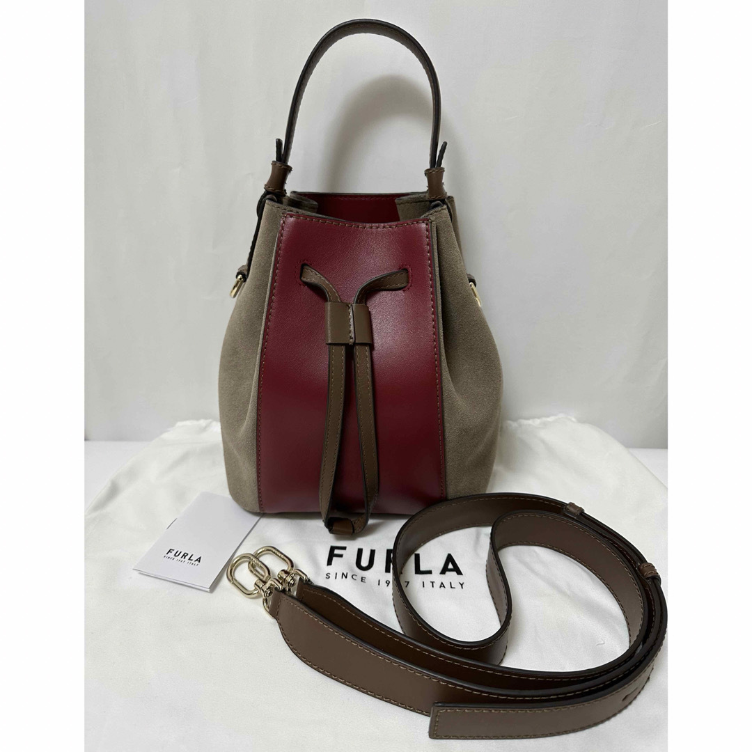 グランドセール FURLA MIASTELLA バケットバッグ ハンドバッグ