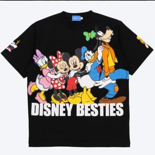 ディズニー(Disney)の【新品】Disney Besties T シャツ　Sサイズ　ブラック(シャツ/ブラウス(半袖/袖なし))