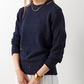 マルニ(Marni)のMARNI KIDS＊マルニ キッズ 刺繍ロゴニット ネイビー 14Y(ニット/セーター)