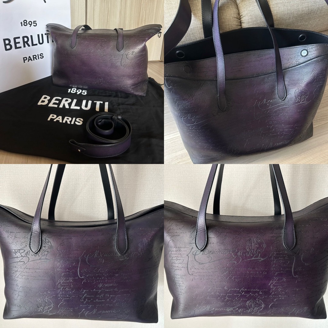 Berluti(ベルルッティ)のLEON掲載 定価56,8万 ベルルッティ レートアワー バッグ ソフトレザー メンズのバッグ(ショルダーバッグ)の商品写真