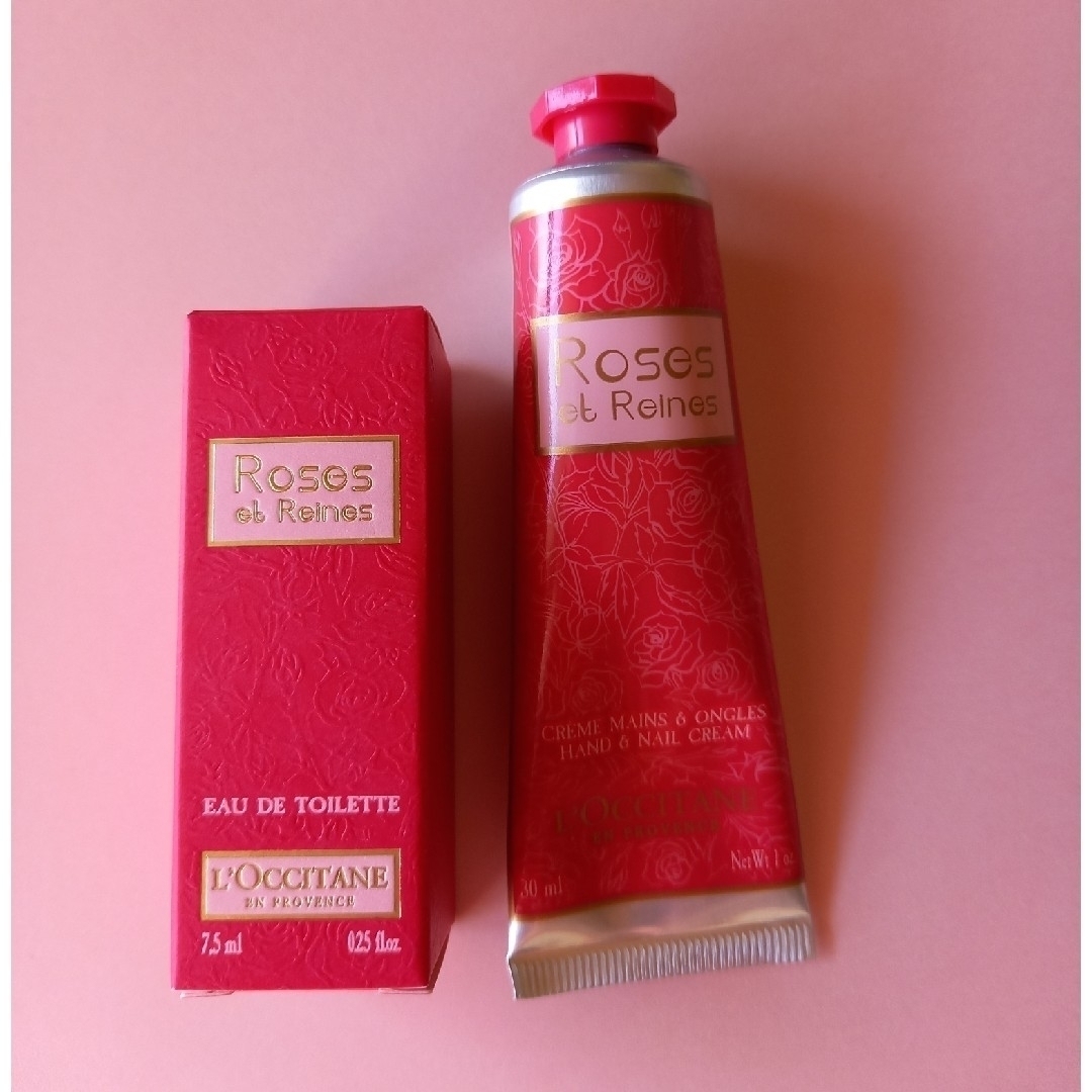 L'OCCITANE(ロクシタン)のロクシタン　ローズ　オードトワレ香水　ハンドクリームセット コスメ/美容のボディケア(ハンドクリーム)の商品写真