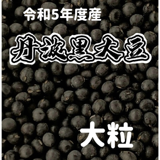 新豆　大粒　丹波黒大豆　500g(豆腐/豆製品)