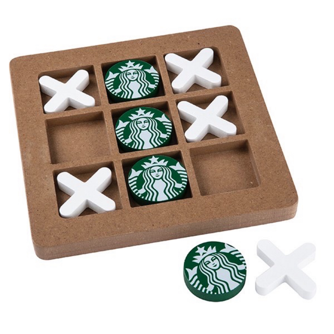 Starbucks Coffee(スターバックスコーヒー)の週末限定値下げ！スターバックス　海外限定　オセロゲーム　マルバツゲーム　 エンタメ/ホビーのコレクション(ノベルティグッズ)の商品写真