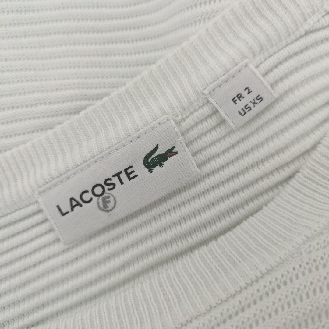 LACOSTE(ラコステ)のLACOSTE ラコステ コットンオットマンニット 日本サイズS メンズのトップス(ニット/セーター)の商品写真