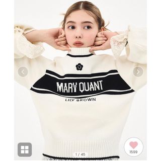 リリーブラウン(Lily Brown)の【LILY BROWN×MARY QUANT】ジャガードニット(ニット/セーター)