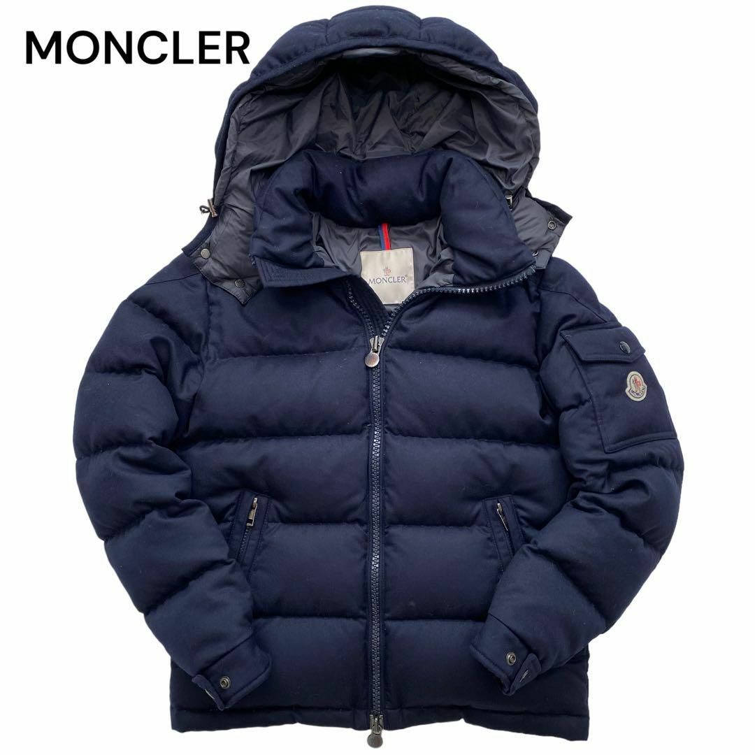 MONCLER モンクレール　モンジュネーブル ダウン　ウール ネイビー