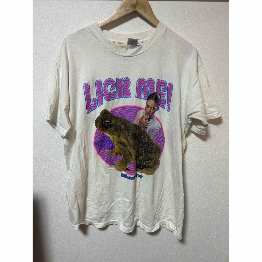 90s psychedelic tシャツ LICK ME