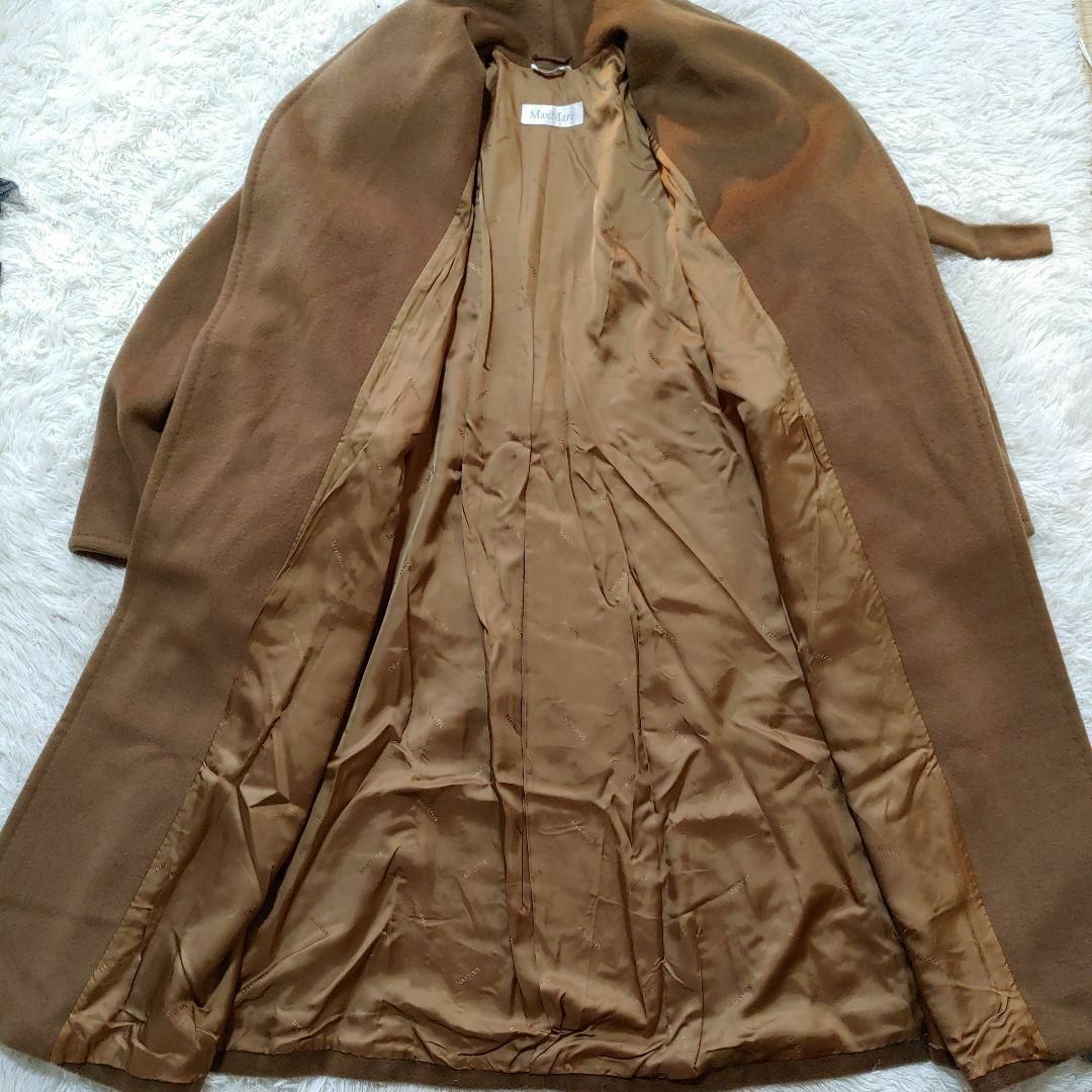 Max Mara(マックスマーラ)の極美品 MaxMara カシミヤベルテッドロングコート マニュエラ 白タグ レディースのジャケット/アウター(ロングコート)の商品写真