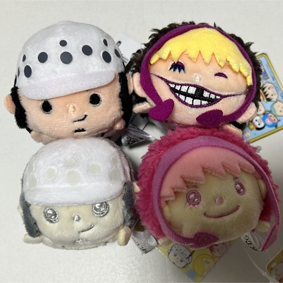 ONE PIECE(ワンピース)のONEPIECE ムギムギおてだま パステル コラソン(ロシナンテ)ロー　セット エンタメ/ホビーのおもちゃ/ぬいぐるみ(キャラクターグッズ)の商品写真