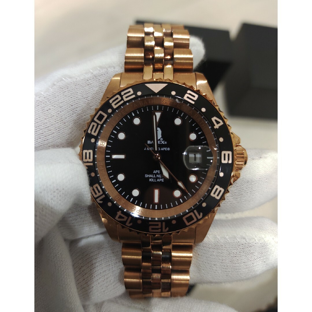 TYPE 2 BAPEX Rose Gold　ベイペックス　腕時計 | フリマアプリ ラクマ