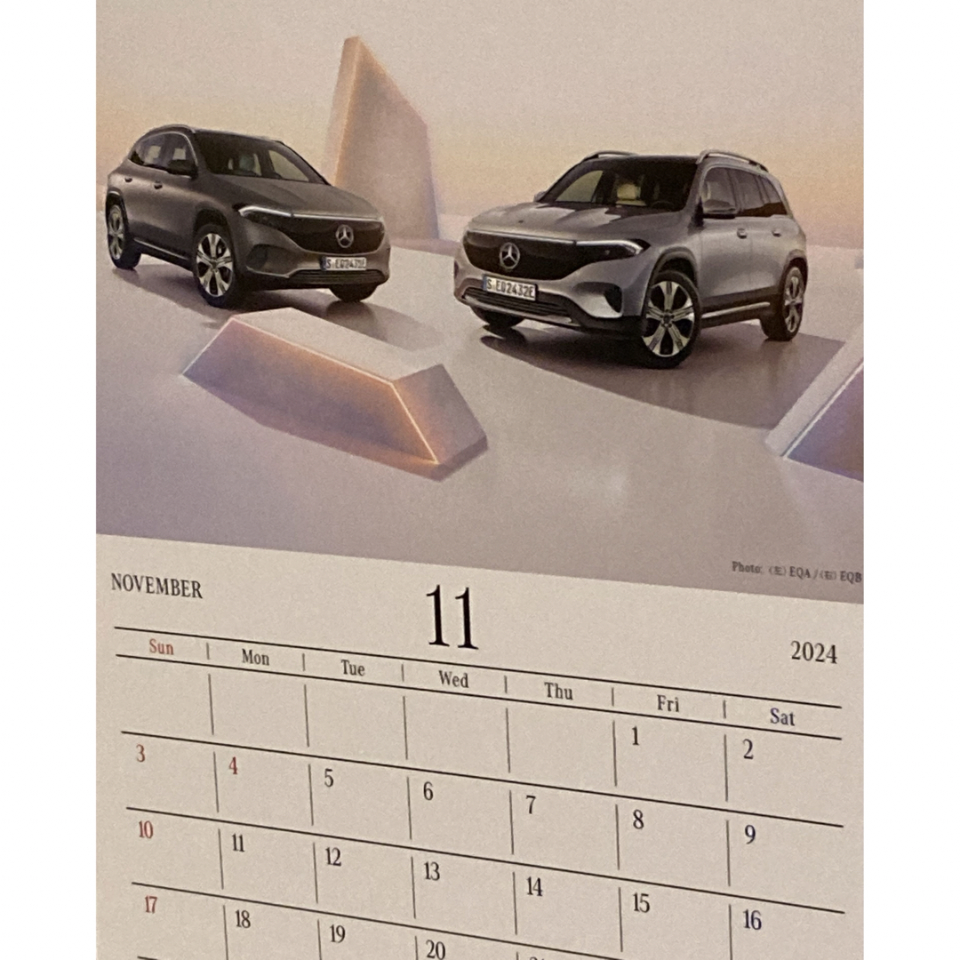 新品☆Mercedes-Benz メルセデスベンツcar’s カレンダー '24 インテリア/住まい/日用品の文房具(カレンダー/スケジュール)の商品写真
