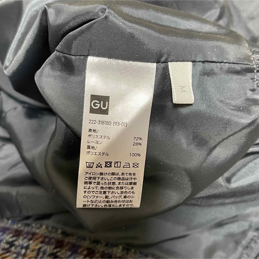 GU(ジーユー)のGU チェックナローミディスカートAM チェックタイトスカート レディースのスカート(ロングスカート)の商品写真