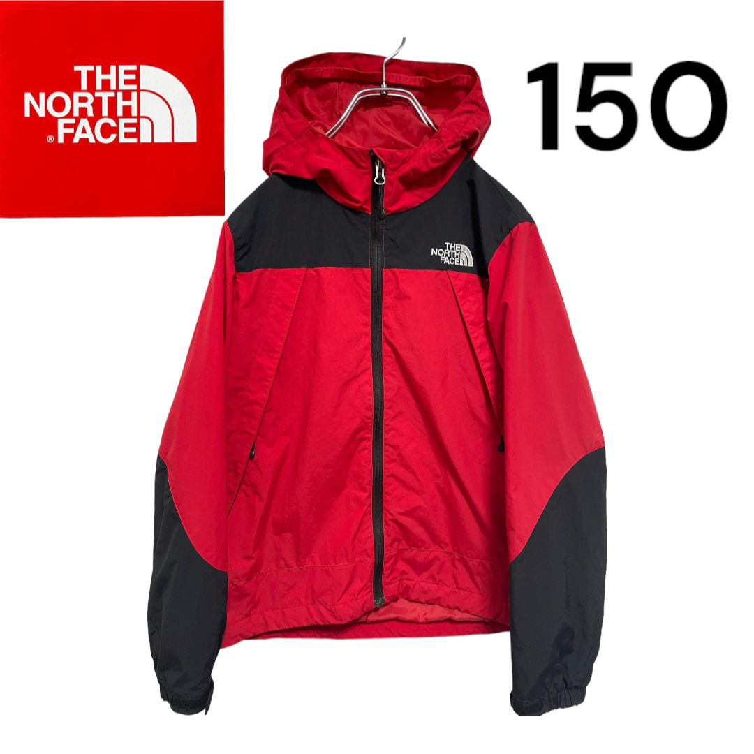 THE NORTH FACE(ザノースフェイス)の【訳あり】ノースフェイス⭐︎キッズ⭐︎マウンテンパーカー⭐︎レッド キッズ/ベビー/マタニティのキッズ服男の子用(90cm~)(ジャケット/上着)の商品写真