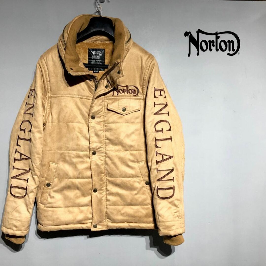 く日はお得 Norton ノートン 刺繍 デザイン 中綿 ジャケット