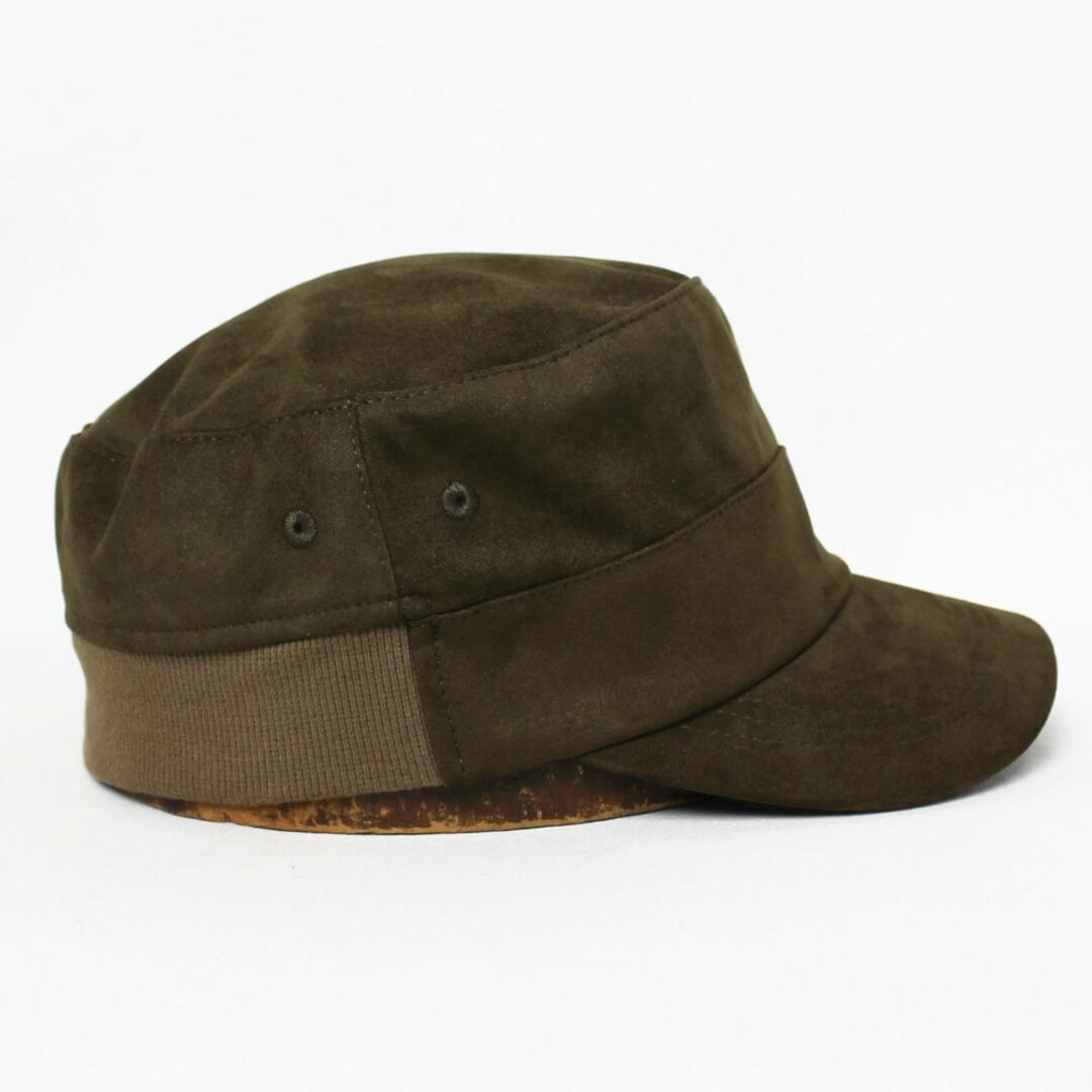 Ruben(ルーベン)の新品 RUBEN ルーベン エコスエード ワークキャップ フリーサイズ カーキ メンズの帽子(キャップ)の商品写真