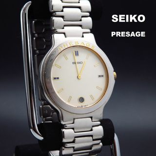 セイコー(SEIKO)のSEIKO PRESAGE プレサージュ 腕時計 デイト ラウンドフェイス(腕時計(アナログ))