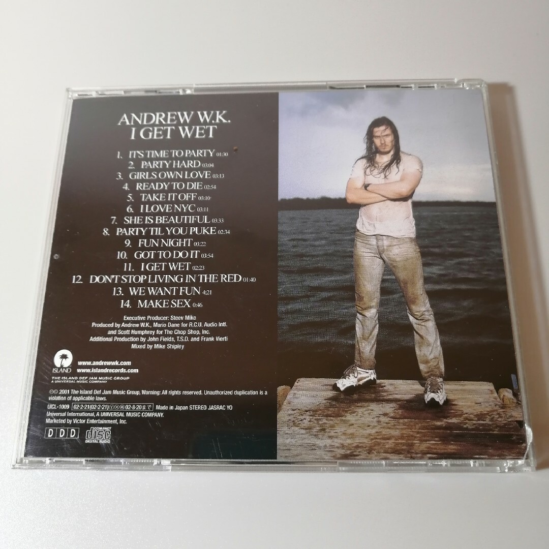 Andrew W.K. - I GET WET エンタメ/ホビーのCD(ポップス/ロック(洋楽))の商品写真