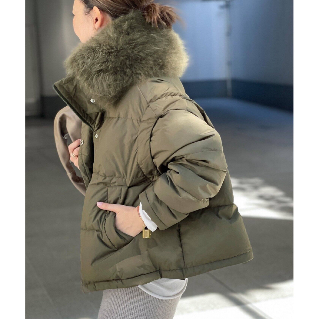 DEUXIEME CLASSE(ドゥーズィエムクラス)のYVES SALOMONイヴ サロモンOVERSIZED DOWN JACKET レディースのジャケット/アウター(ダウンジャケット)の商品写真