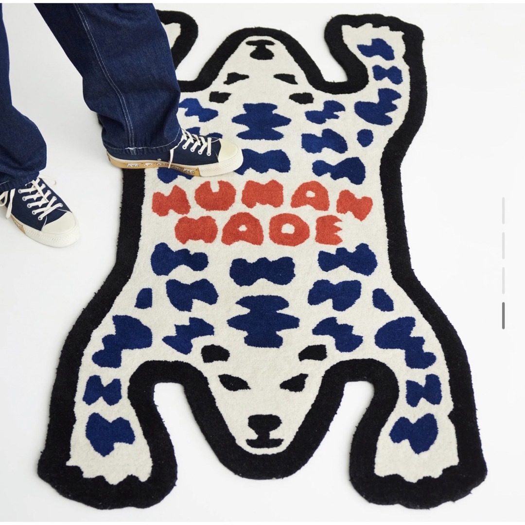 HUMAN MADE】シロクマ ラグ☆POLAR BEAR RUG ラグ・カーペット HUMAN MADE】シロクマ ラグ☆POLAR BEAR RUG ラグ・カーペット