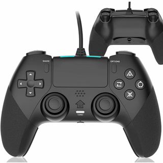 【新品】PS4/PC コントローラー有線/振動/背面ボタン/ゲームパッド(その他)