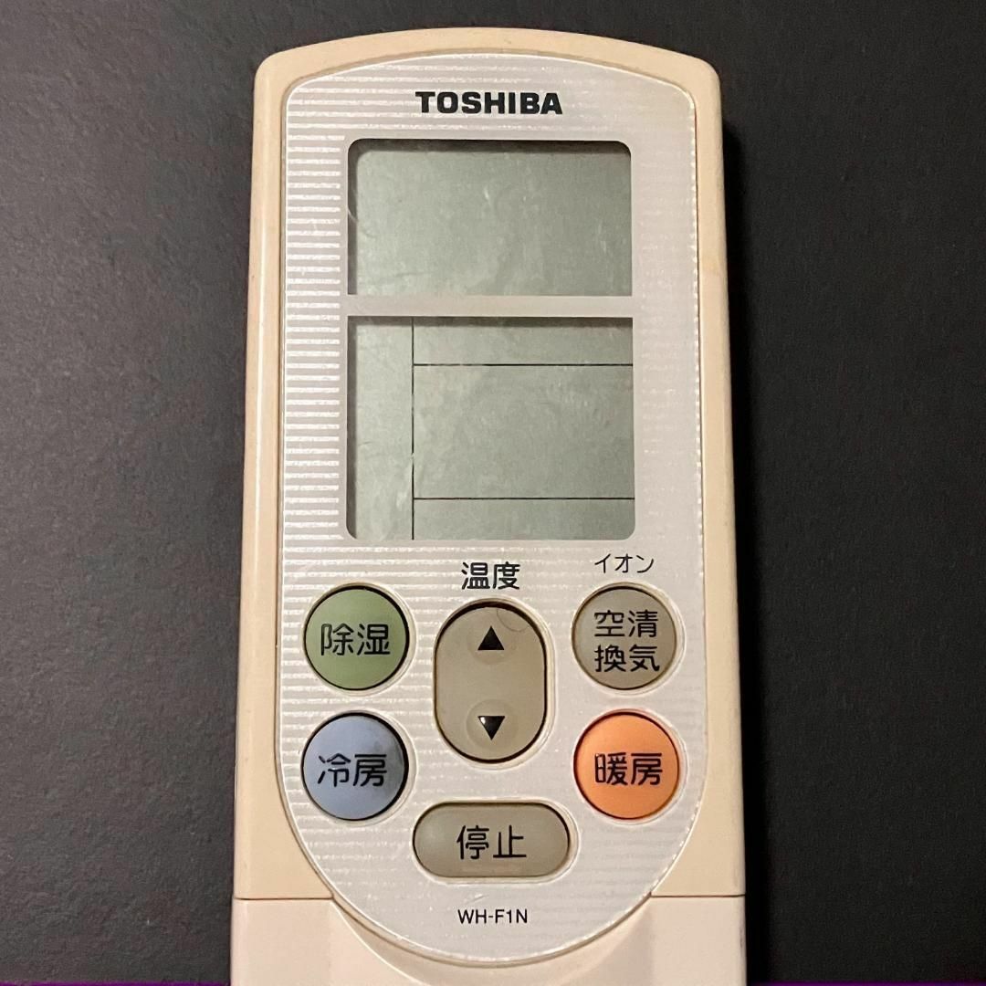 WH-F1N 暗かっ エアコンリモコン 【中古】東芝 WH-F1N 暗かっ エアコンリモコン 【中古】東芝