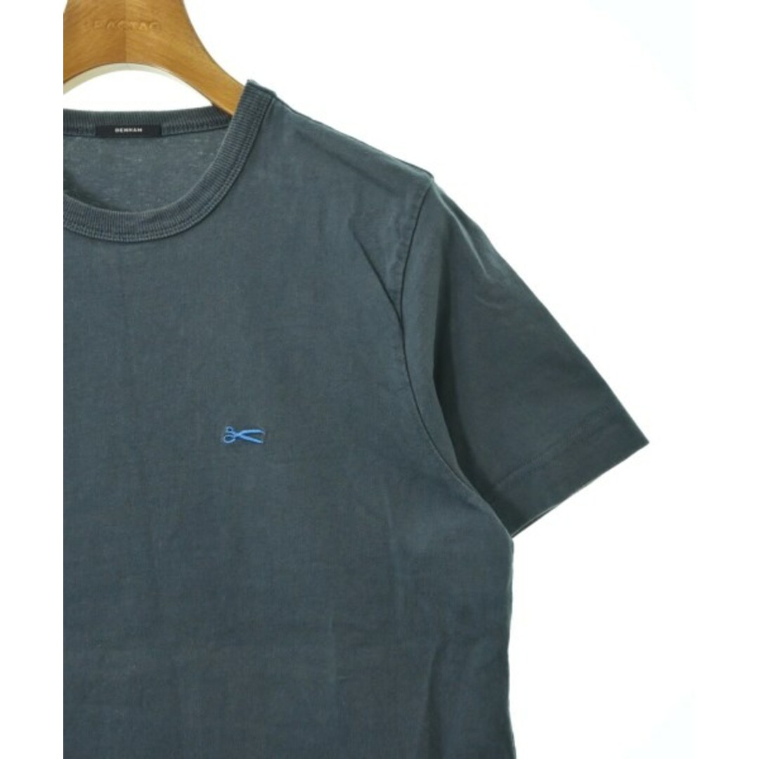 DENHAM(デンハム)のDENHAM デンハム Tシャツ・カットソー XS グレー系 【古着】【中古】 レディースのトップス(カットソー(半袖/袖なし))の商品写真