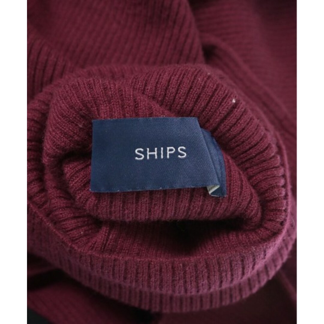 SHIPS(シップス)のSHIPS シップス ワンピース -(M位) エンジ系 【古着】【中古】 レディースのワンピース(ひざ丈ワンピース)の商品写真