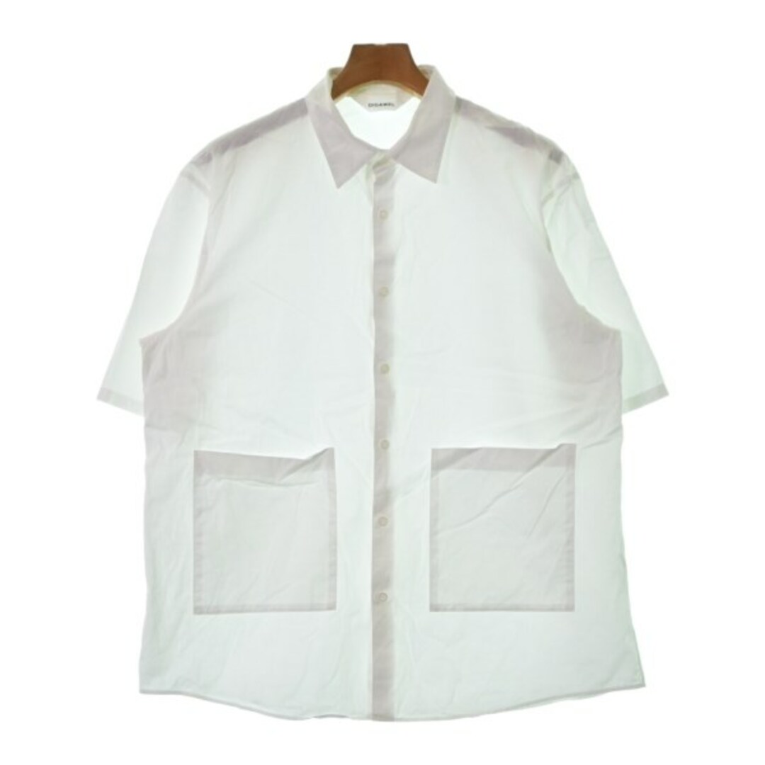 なし伸縮性DIGAWEL ディガウェル カジュアルシャツ 2(M位) 白
