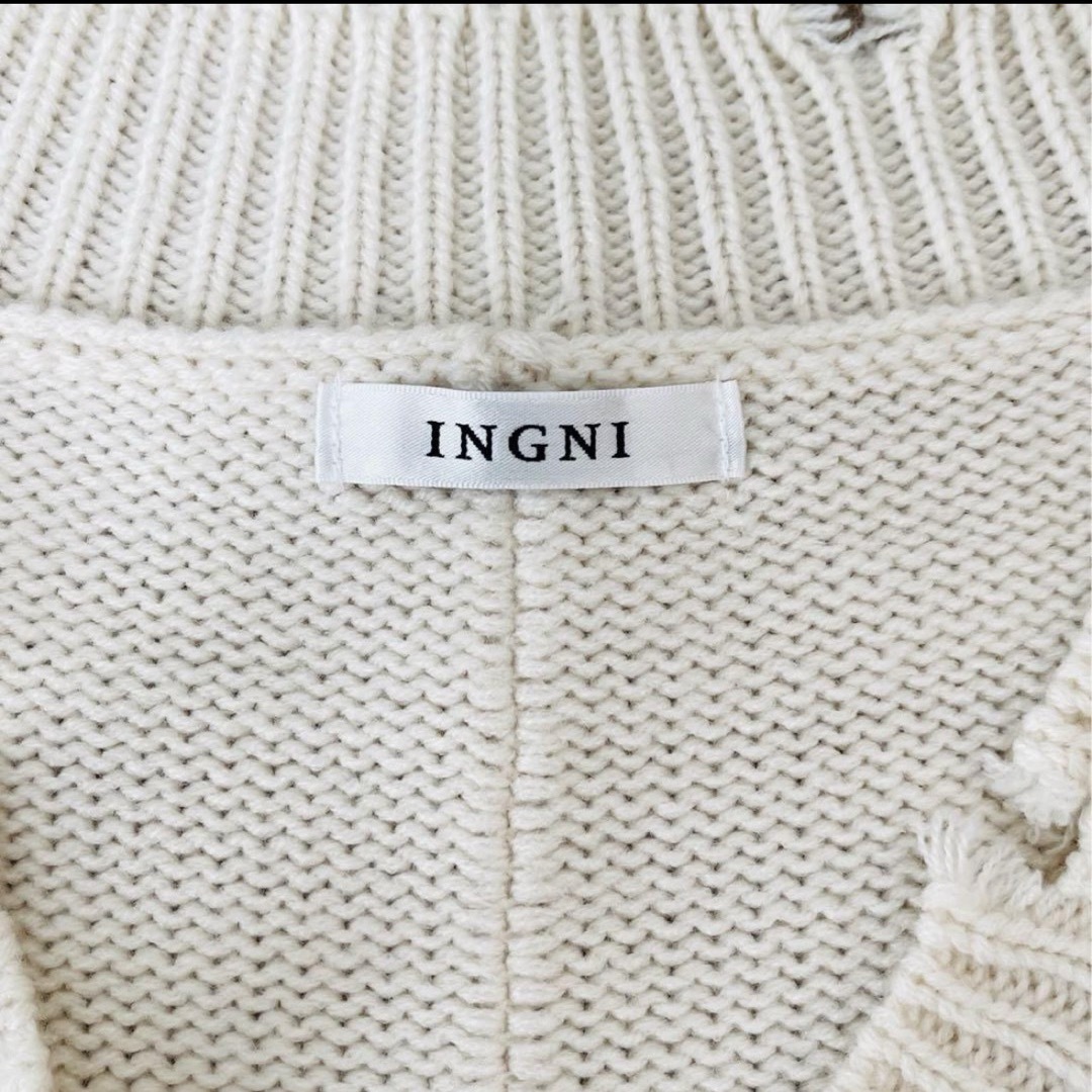 INGNI(イング)の美品✨INGNI✨ニット Ｍサイズ レディースのトップス(ニット/セーター)の商品写真