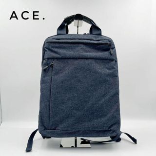 ace. - 【美品】ACE ビジネスリュック薄型軽量 ネイビーの通販 by サン