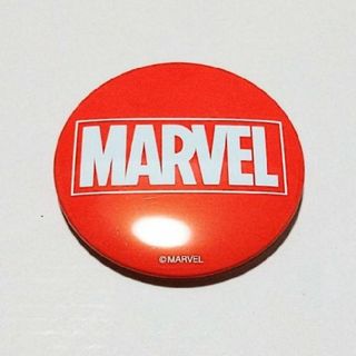 マーベル(MARVEL)の【新品・未使用】MARVEL マーベル ロゴ 缶バッジ(バッジ/ピンバッジ)