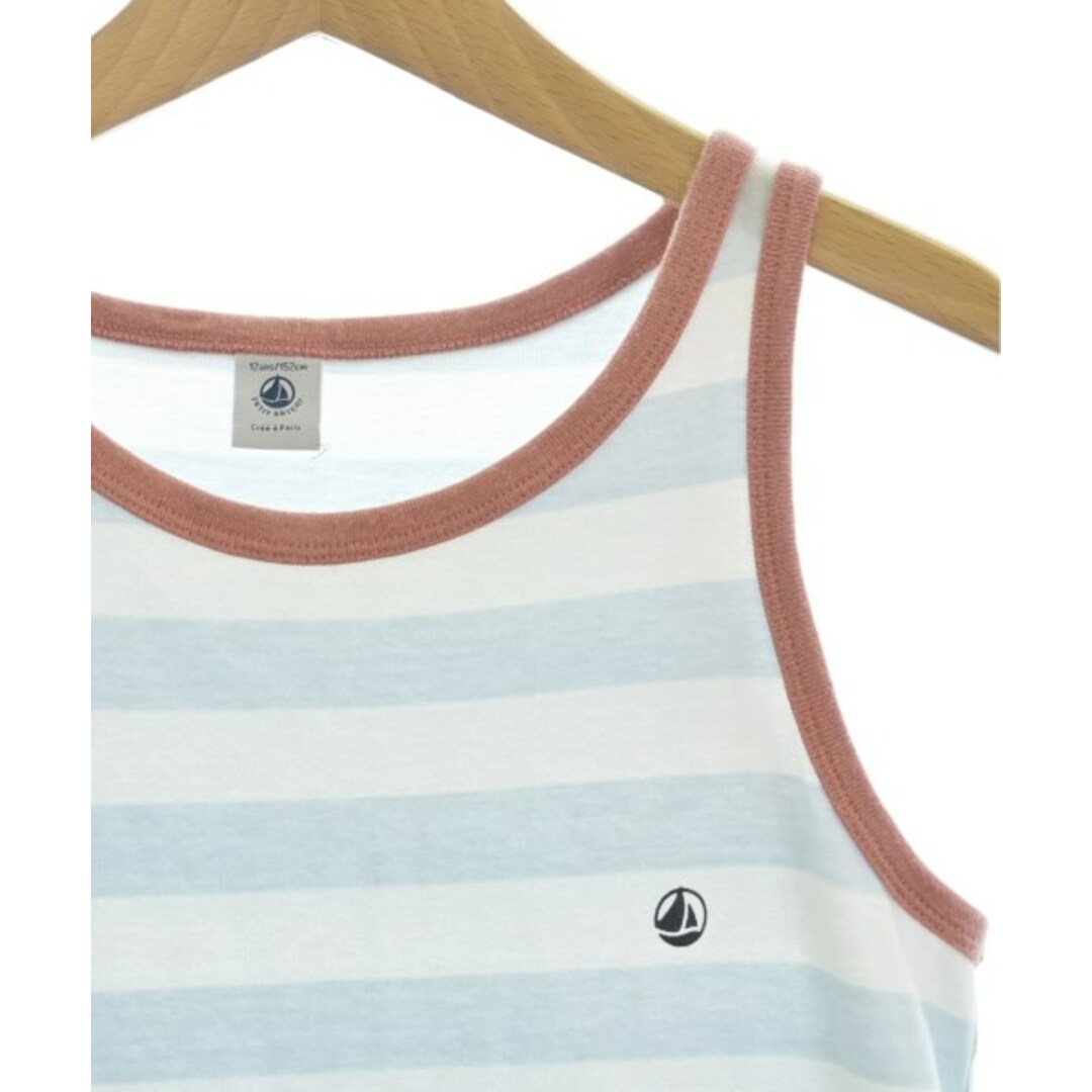 PETIT BATEAU(プチバトー)のPETIT BATEAU ワンピース（その他） 150 青x白(ボーダー) 【古着】【中古】 キッズ/ベビー/マタニティのキッズ服女の子用(90cm~)(ワンピース)の商品写真