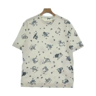 フェンディ(FENDI)のFENDI フェンディ Tシャツ・カットソー S 白(総柄) 【古着】【中古】(Tシャツ/カットソー(半袖/袖なし))