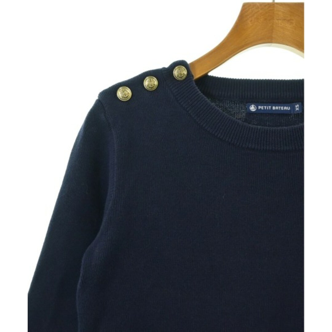 PETIT BATEAU(プチバトー)のPETIT BATEAU プチバトー ニット・セーター XS 紺 【古着】【中古】 レディースのトップス(ニット/セーター)の商品写真