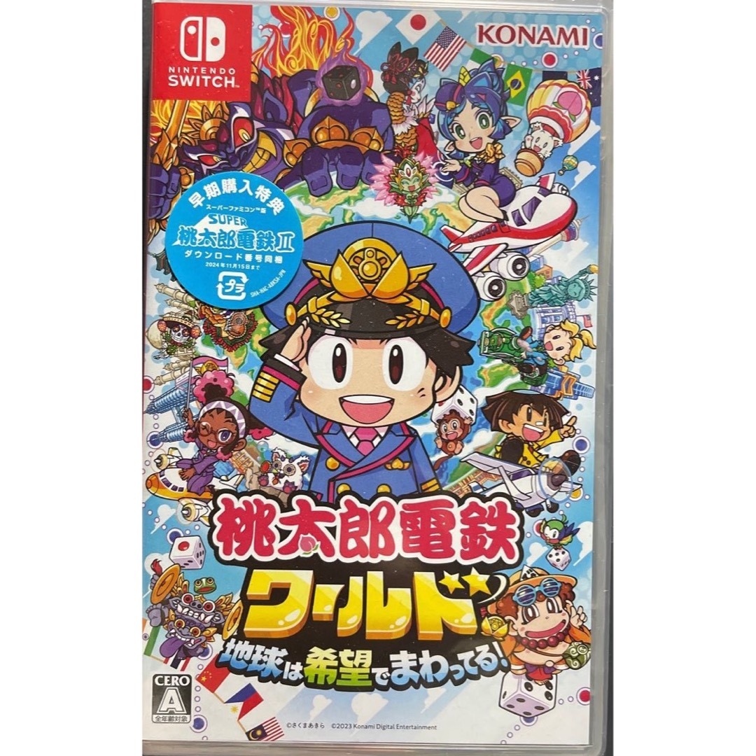 【Switch】 桃太郎電鉄ワールド ～地球は希望でまわってる！ ～　新品未開封 エンタメ/ホビーのゲームソフト/ゲーム機本体(家庭用ゲームソフト)の商品写真