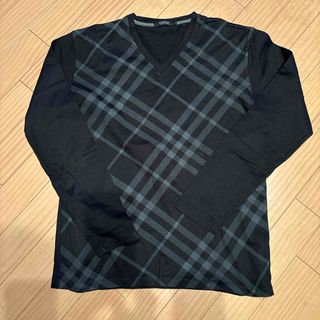 バーバリーブラックレーベル(BURBERRY BLACK LABEL)のメンズロンT(Tシャツ/カットソー(七分/長袖))