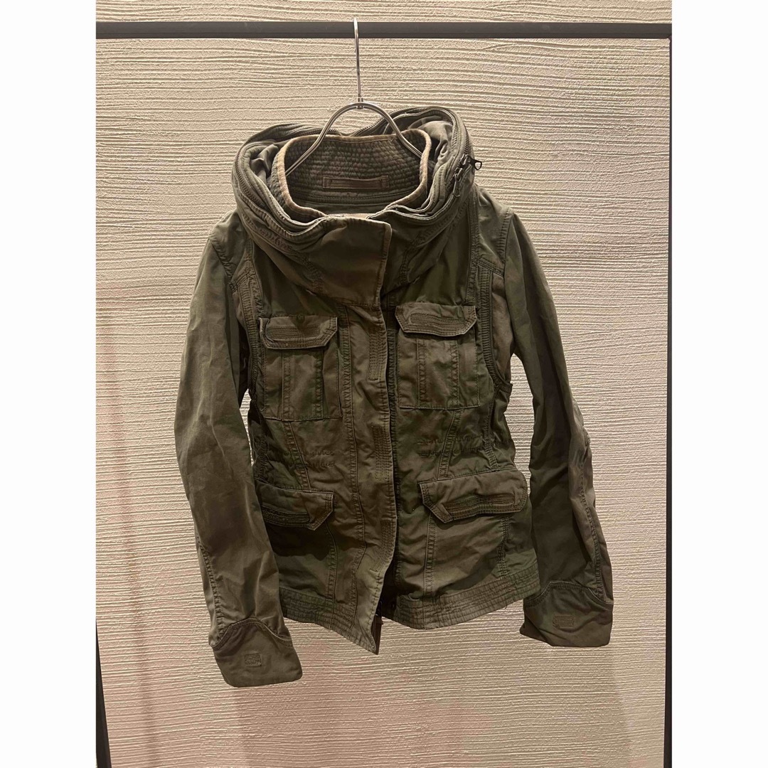 goa(ゴア)のrare 00s GOA gimmick military jacket y2k レディースのジャケット/アウター(ミリタリージャケット)の商品写真