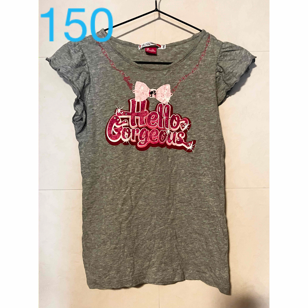 Barbie(バービー)のバービー Tシャツ 150 キッズ/ベビー/マタニティのキッズ服女の子用(90cm~)(Tシャツ/カットソー)の商品写真