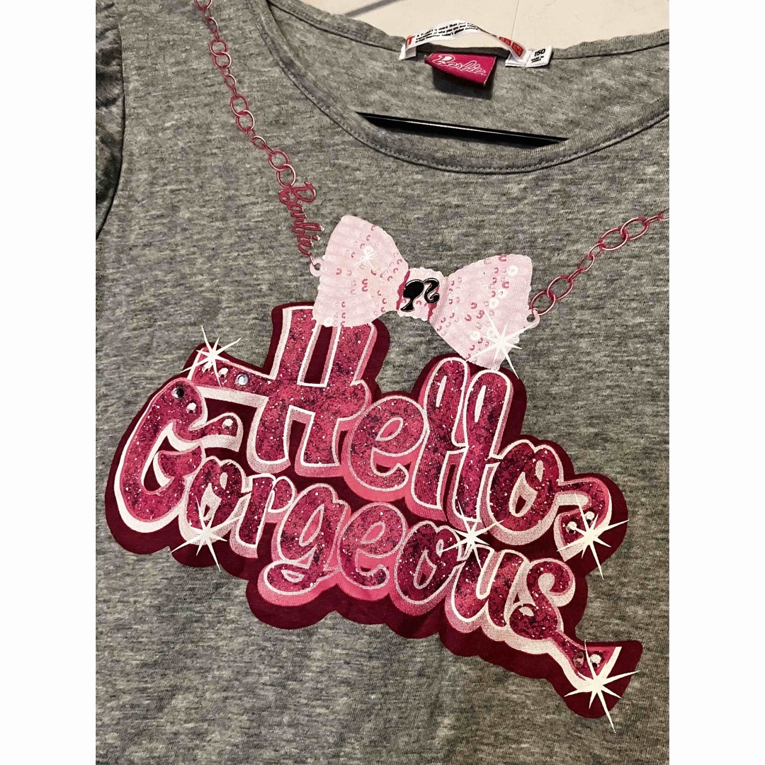 Barbie(バービー)のバービー Tシャツ 150 キッズ/ベビー/マタニティのキッズ服女の子用(90cm~)(Tシャツ/カットソー)の商品写真