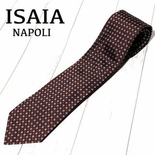 イザイア(ISAIA)のISAIA ネクタイ/イザイア 花柄 シルク100％ 伊製(ネクタイ)