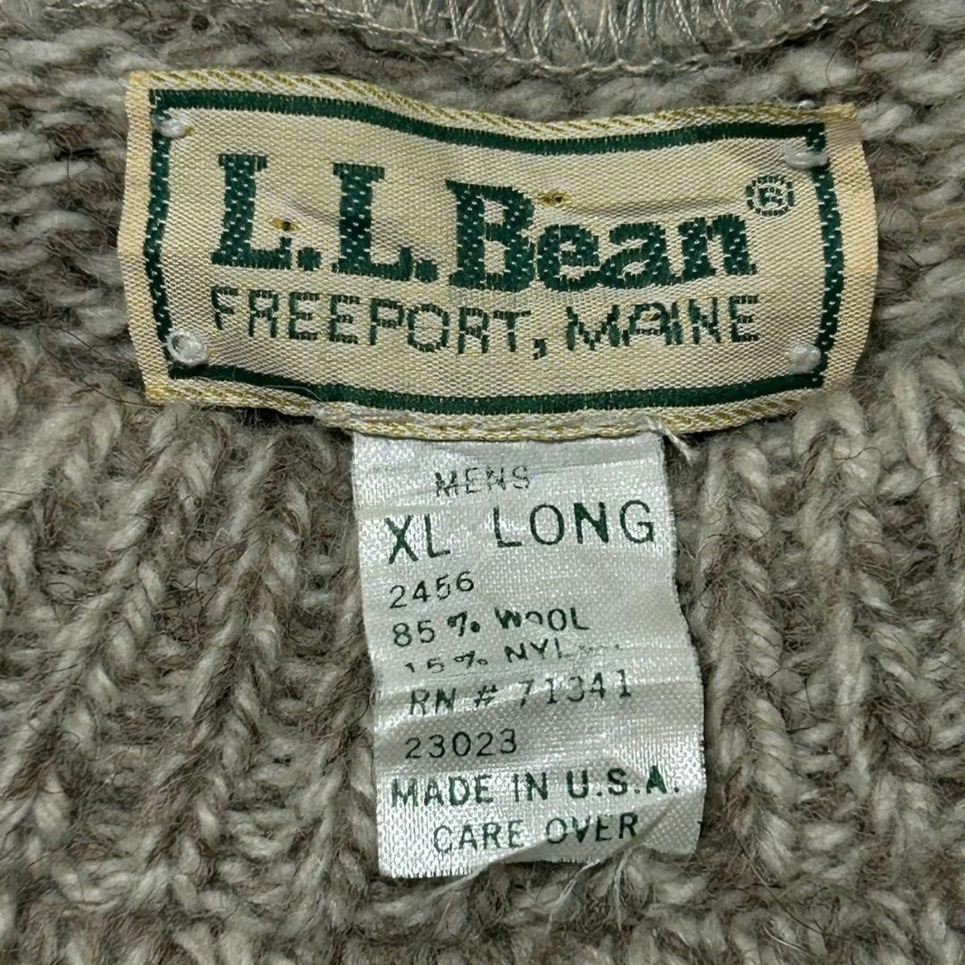 L.L.Bean(エルエルビーン)のエルエルビーン L.L. Bean アメリカ製 ニット ウール素材 セーター メンズのトップス(ニット/セーター)の商品写真