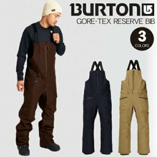 バートン(BURTON)の【極美品】BURTON ビブパンツ GORE-TEX Sサイズ ブラウン スノボ(ウエア/装備)